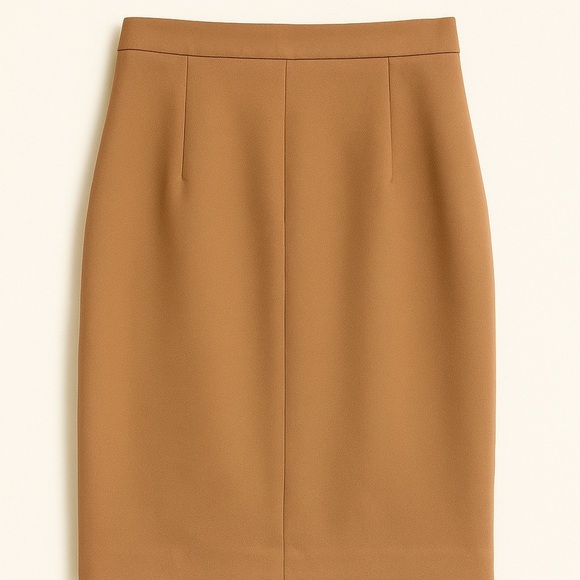 Banana Republic 0P Brown Pencil Skirt | Lined Classic Workwear Dressy Versatile - Picture 4 of 5